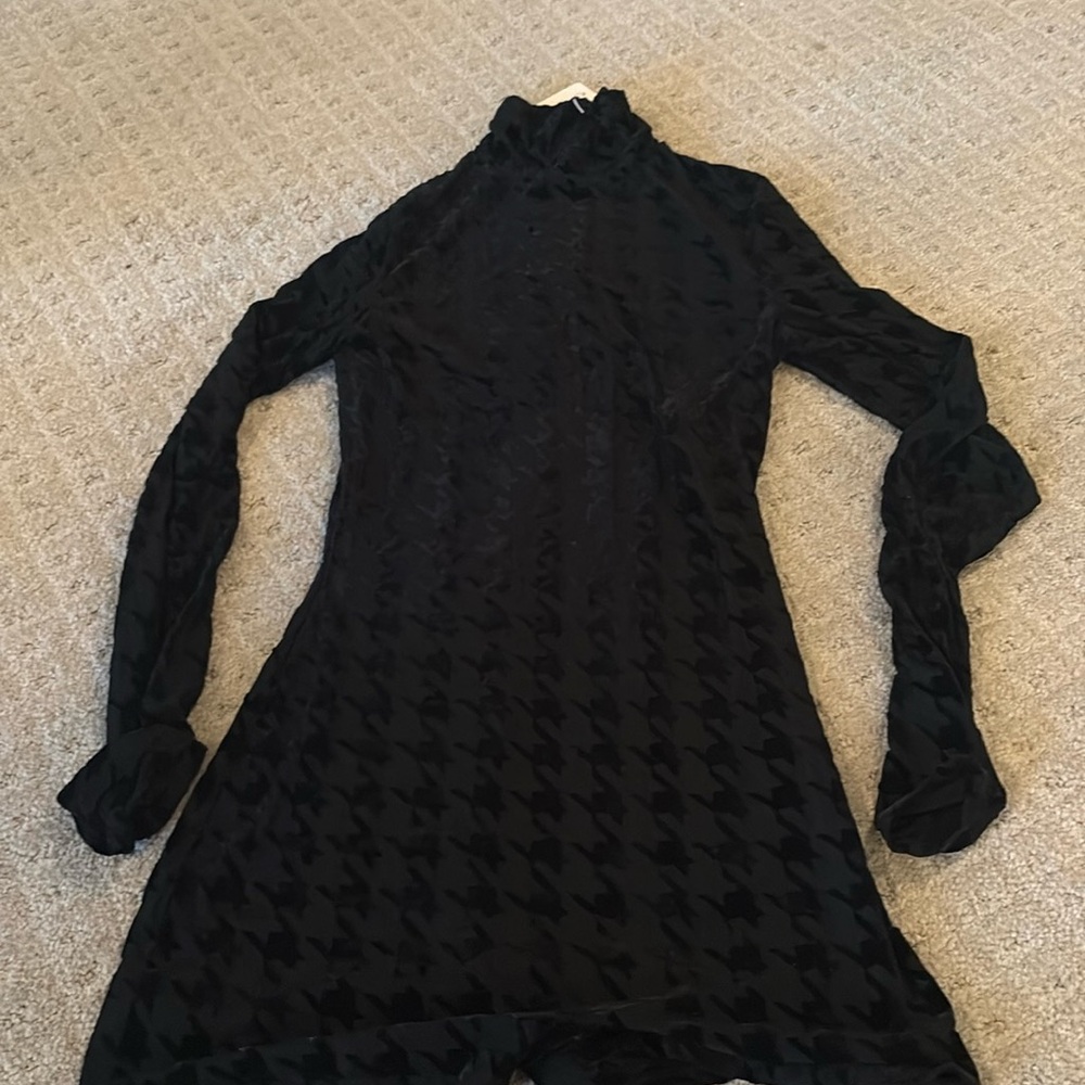 Naked Wardrobe long sleeve printed romper NWT